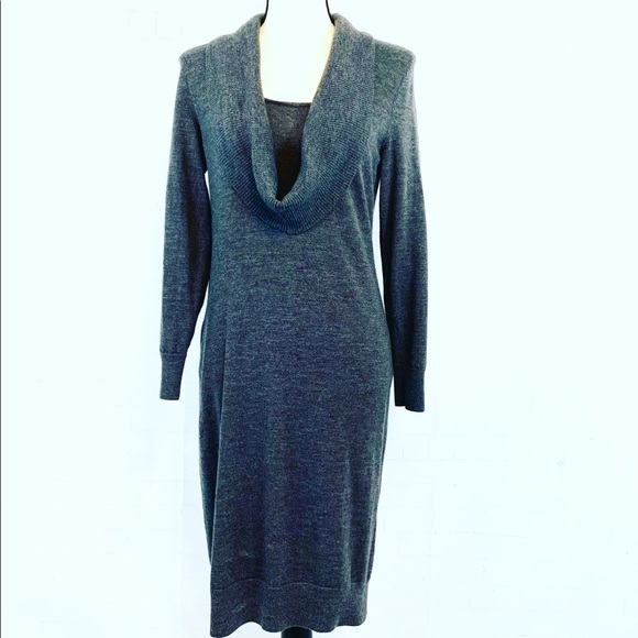 Talbots Dresses & Skirts - Talbots gray long sweater dress petite small